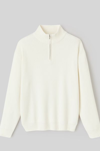 Pull chenille col montant