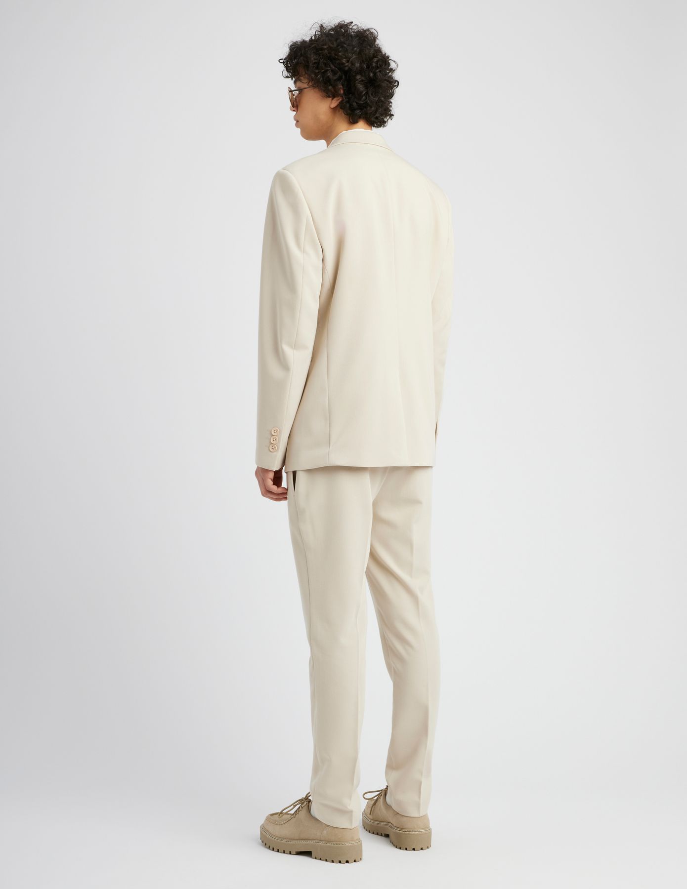 Veste de costume coupe droite