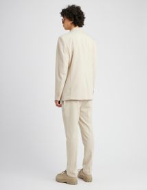 Veste de costume coupe droite