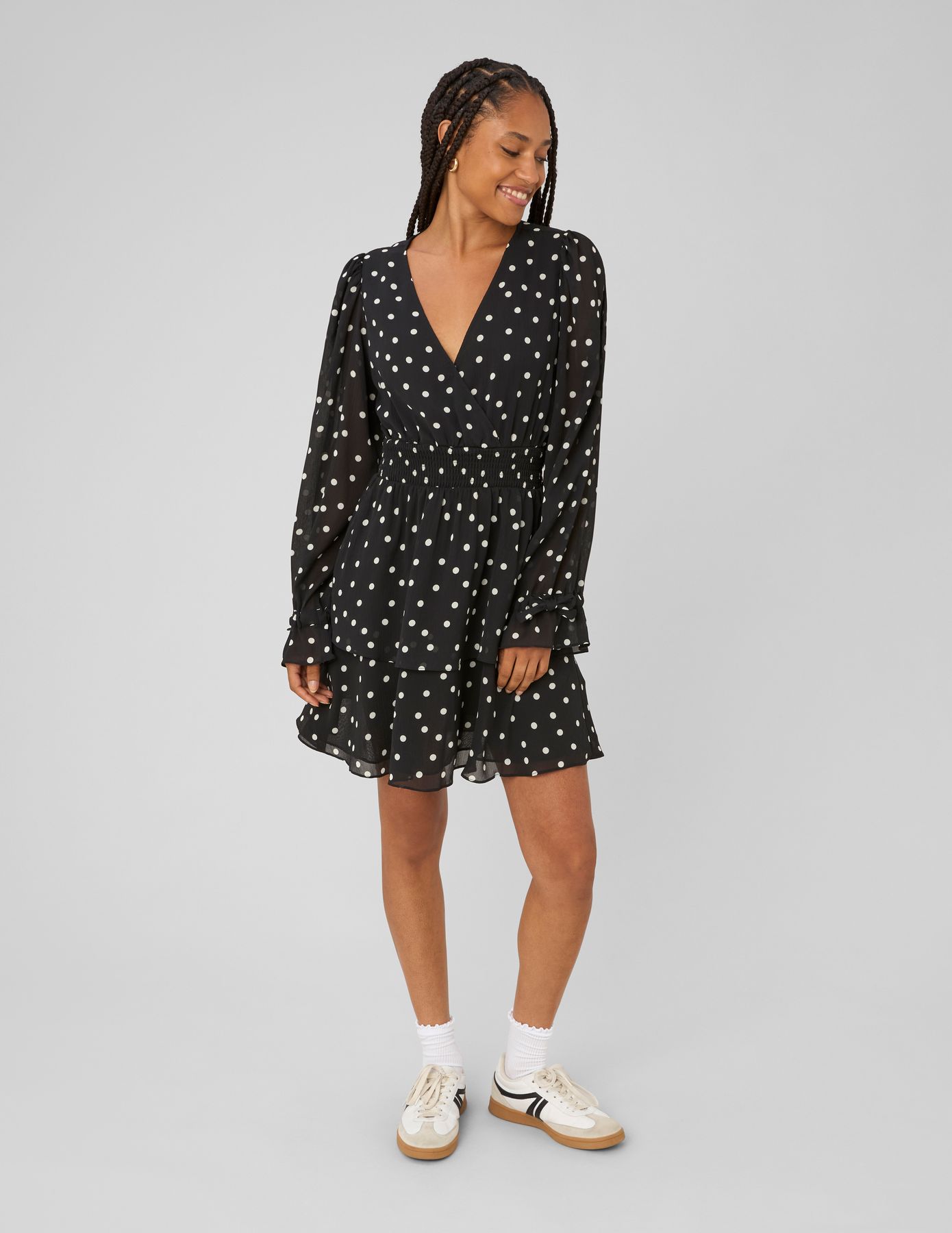 Robe courte imprim&eacute;e