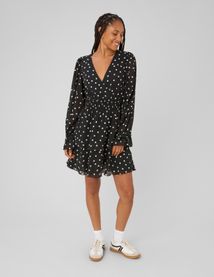 Robe courte imprim&eacute;e