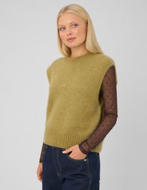Pull sans manche premium