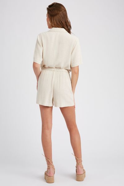 Short fluide taille &eacute;lastiqu&eacute;e