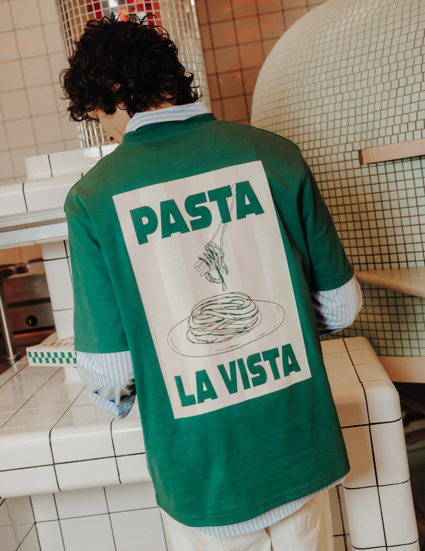 T-shirt imprim&eacute; devant/dos