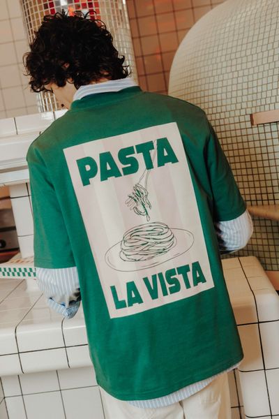 T-shirt imprim&eacute; devant/dos