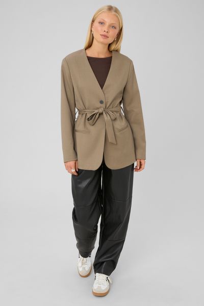 Blazer ceintur&eacute;