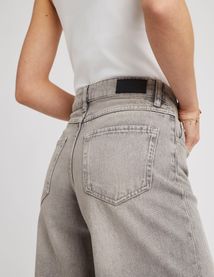 Jean wide leg taille standard