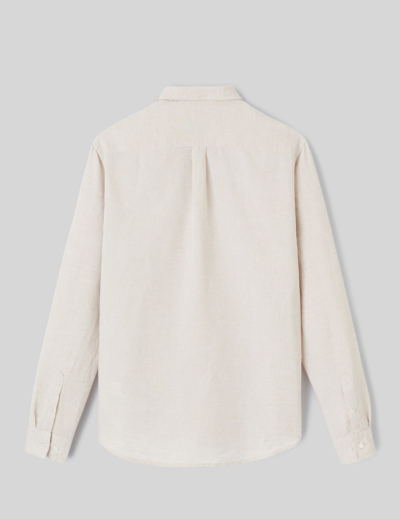 Chemise coton lin unie