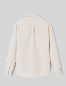 Chemise coton lin unie