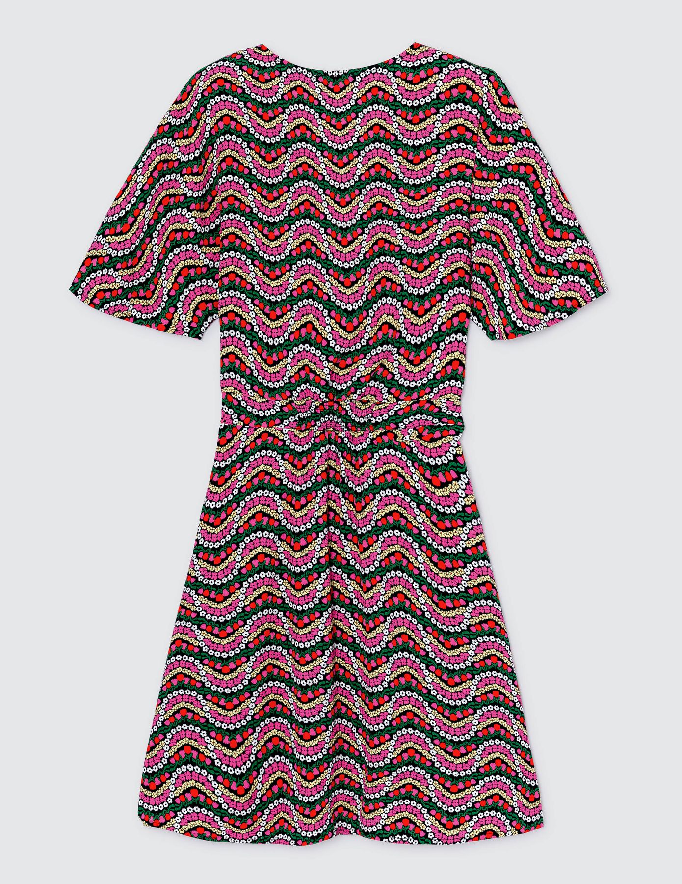 Robe courte imprimée