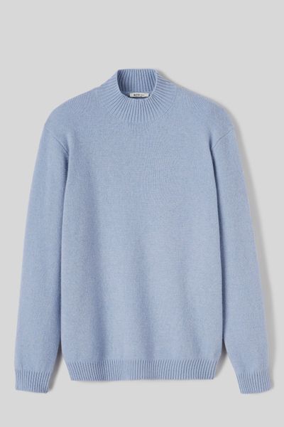 Pull col montant laine