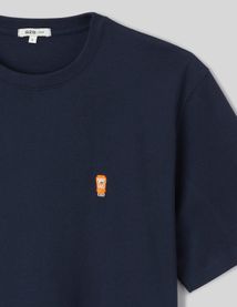 T-shirt broderie poitrine