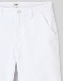 Bermuda en jean blanc fantaisie