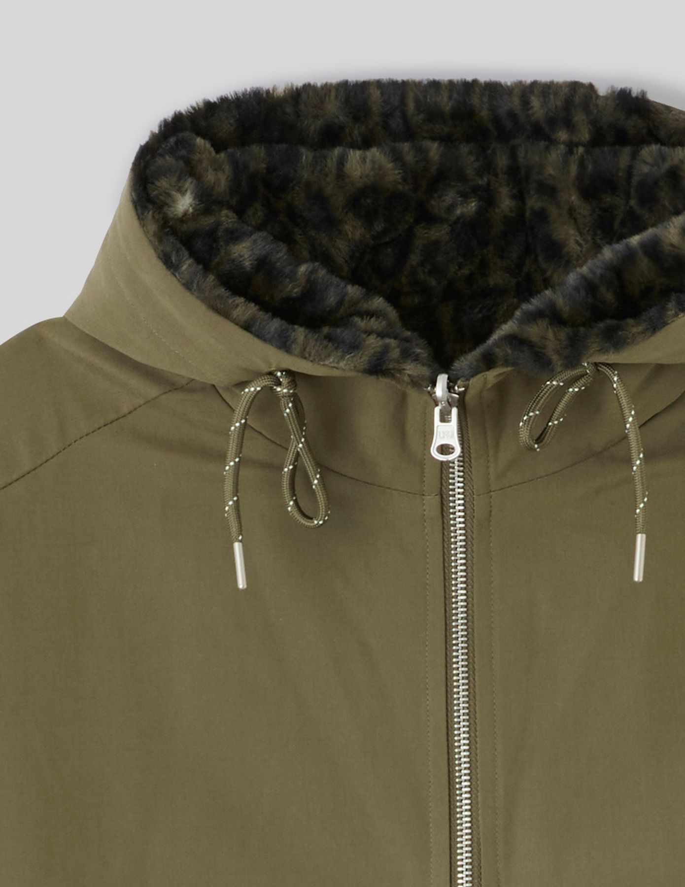 Parka r&eacute;versible l&eacute;opard