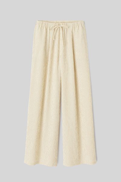 Pantalon fluide ray&eacute;