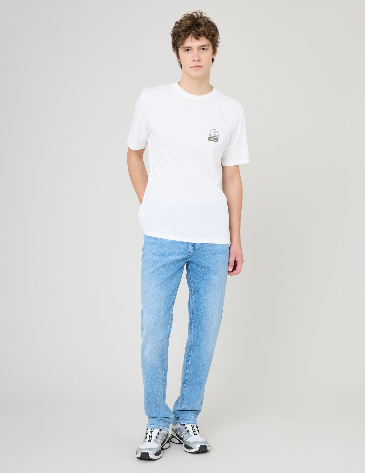 Jean slim triple stone