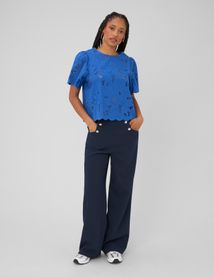 Blouse en broderie anglaise