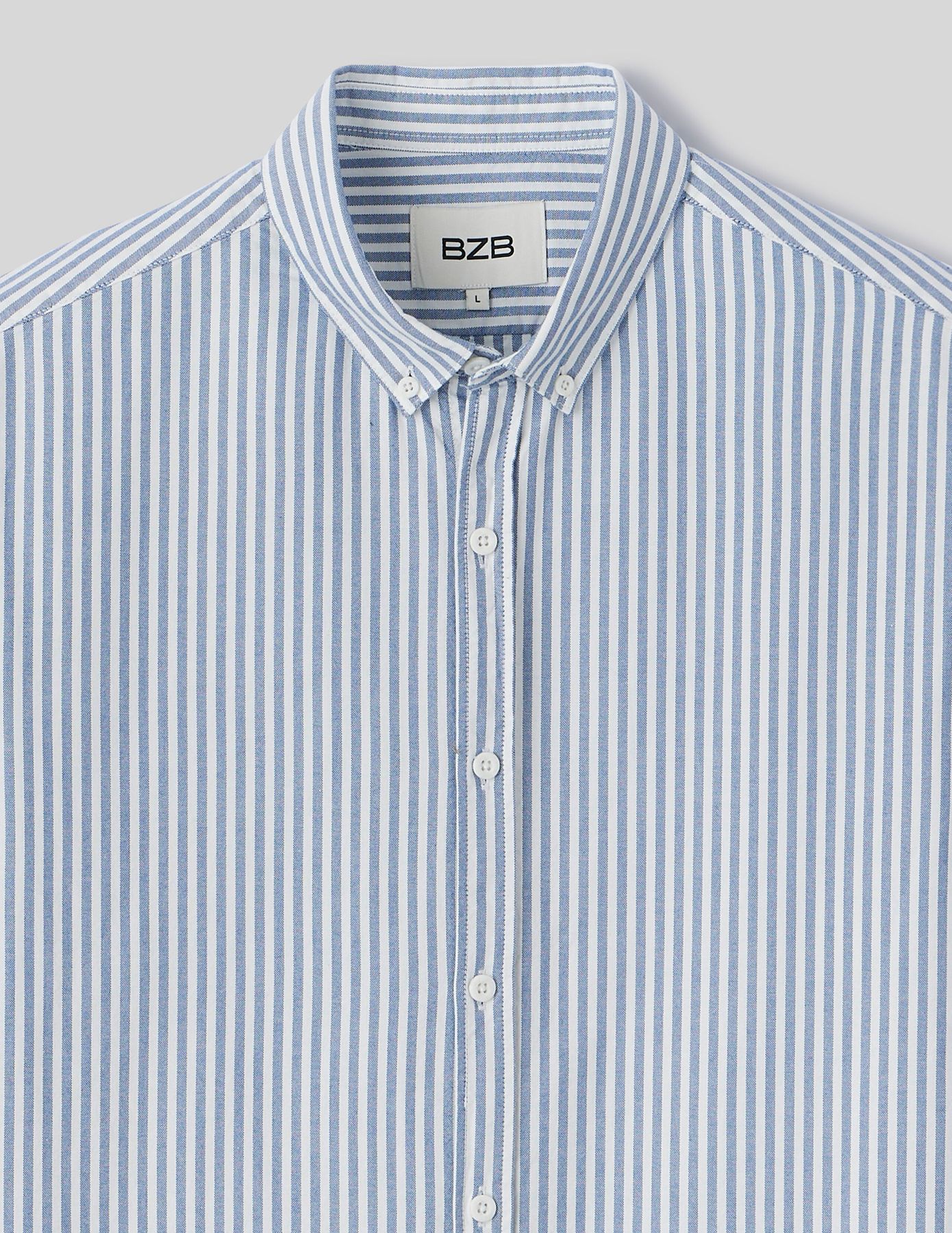 Chemise rayée droite