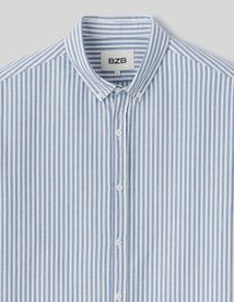 Chemise rayée droite