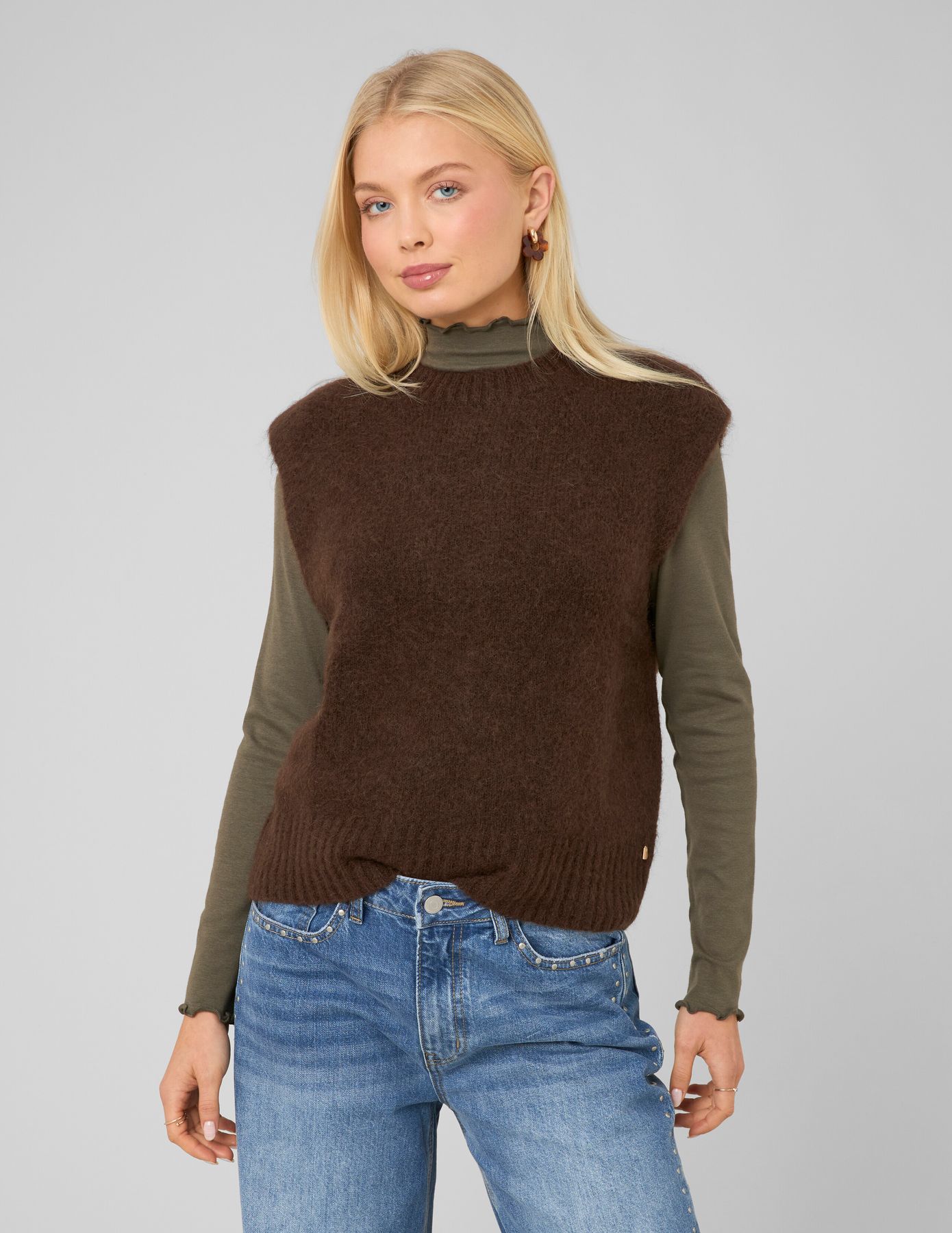 Pull sans manches premium