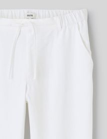 Pantalon de ville fluide viscose lin