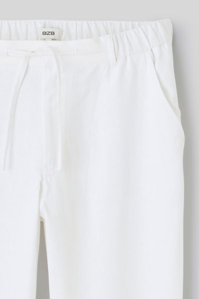 Pantalon de ville fluide viscose lin