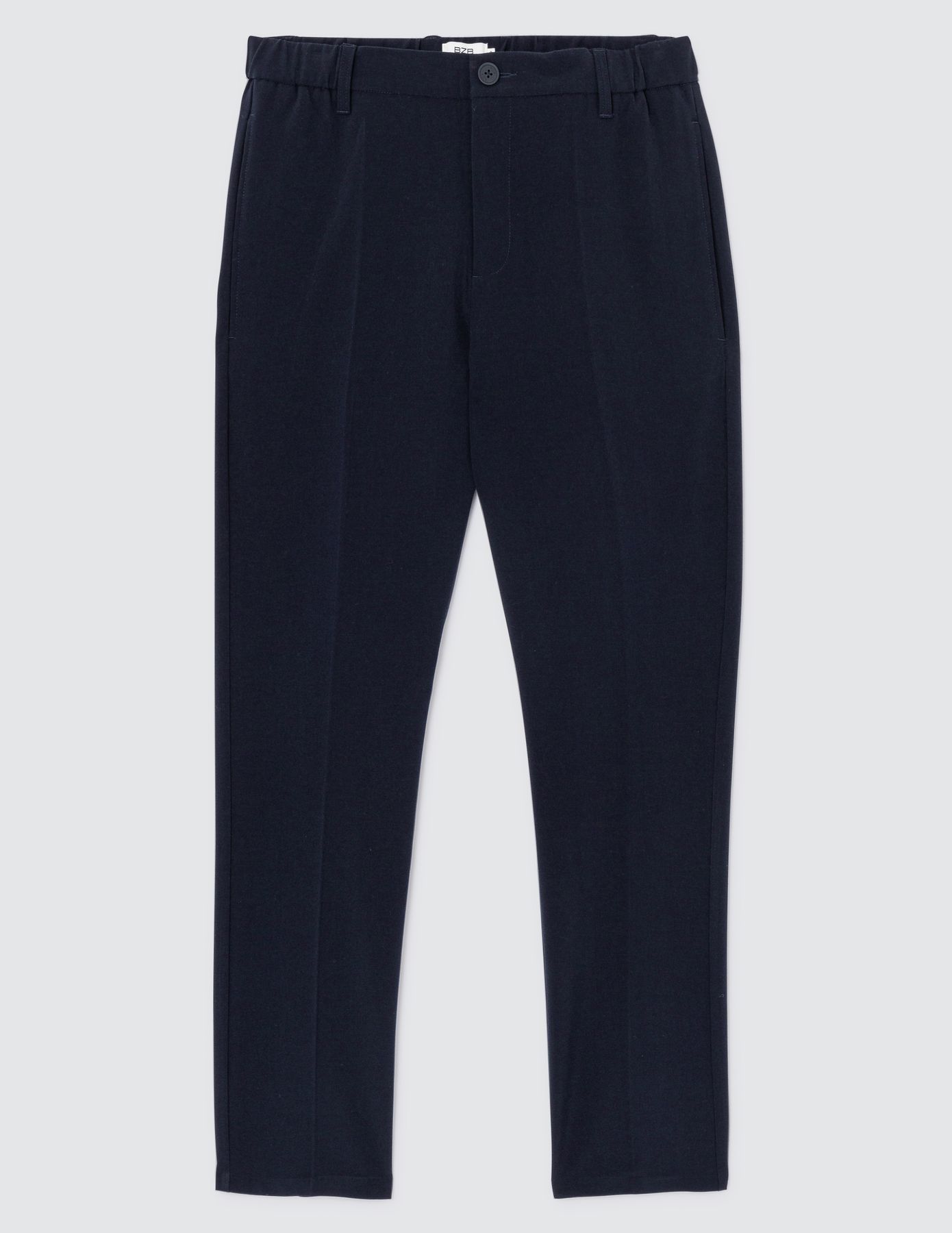 Pantalon de ville fluide uni
