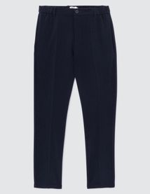 Pantalon de ville fluide uni