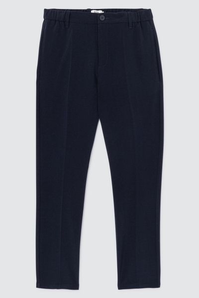 Pantalon de ville fluide uni