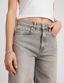 Jean wide leg taille standard