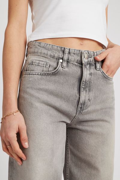 Jean wide leg taille standard