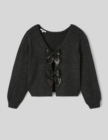 Gilet noeuds sequins