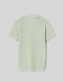 Polo maille ajourée