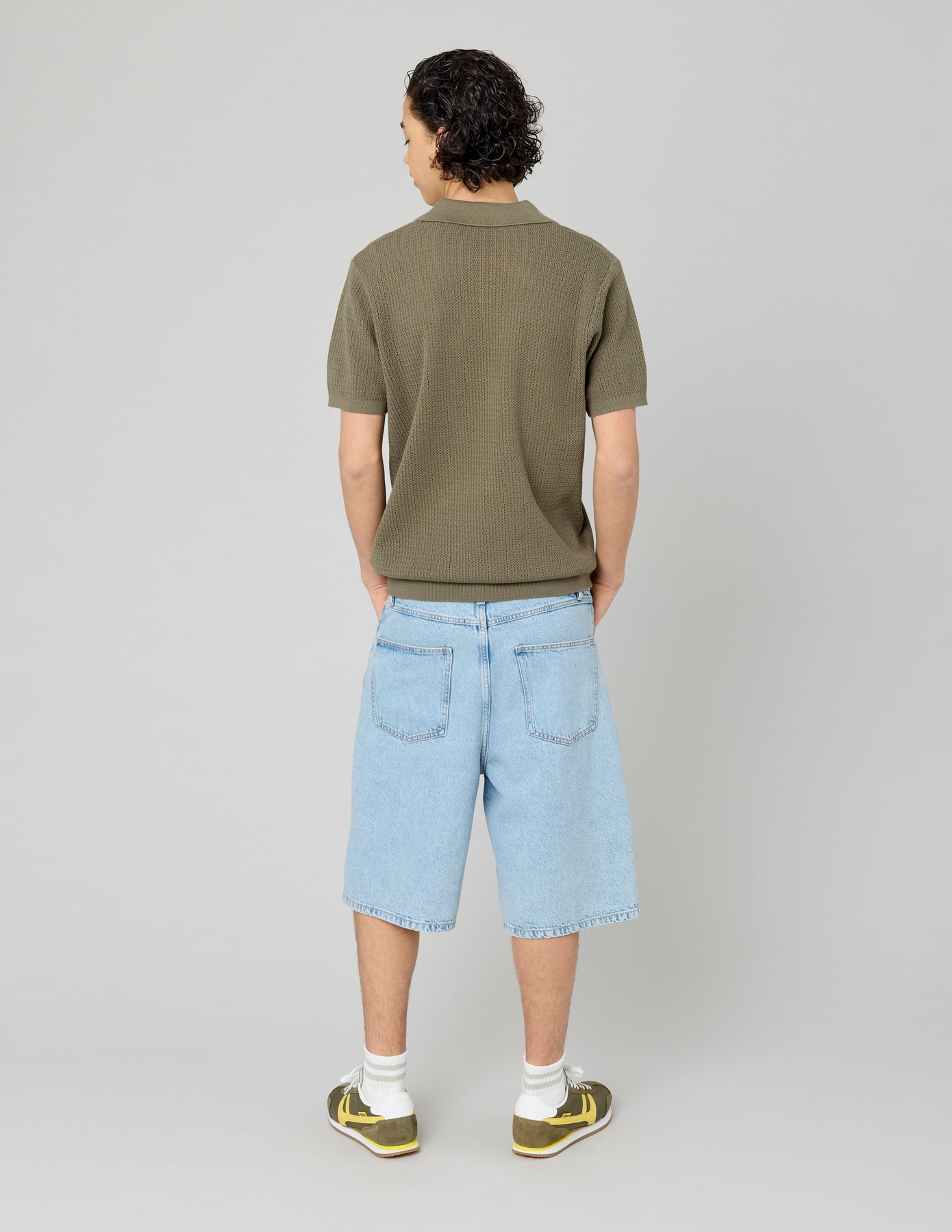 Polo maille ajourée