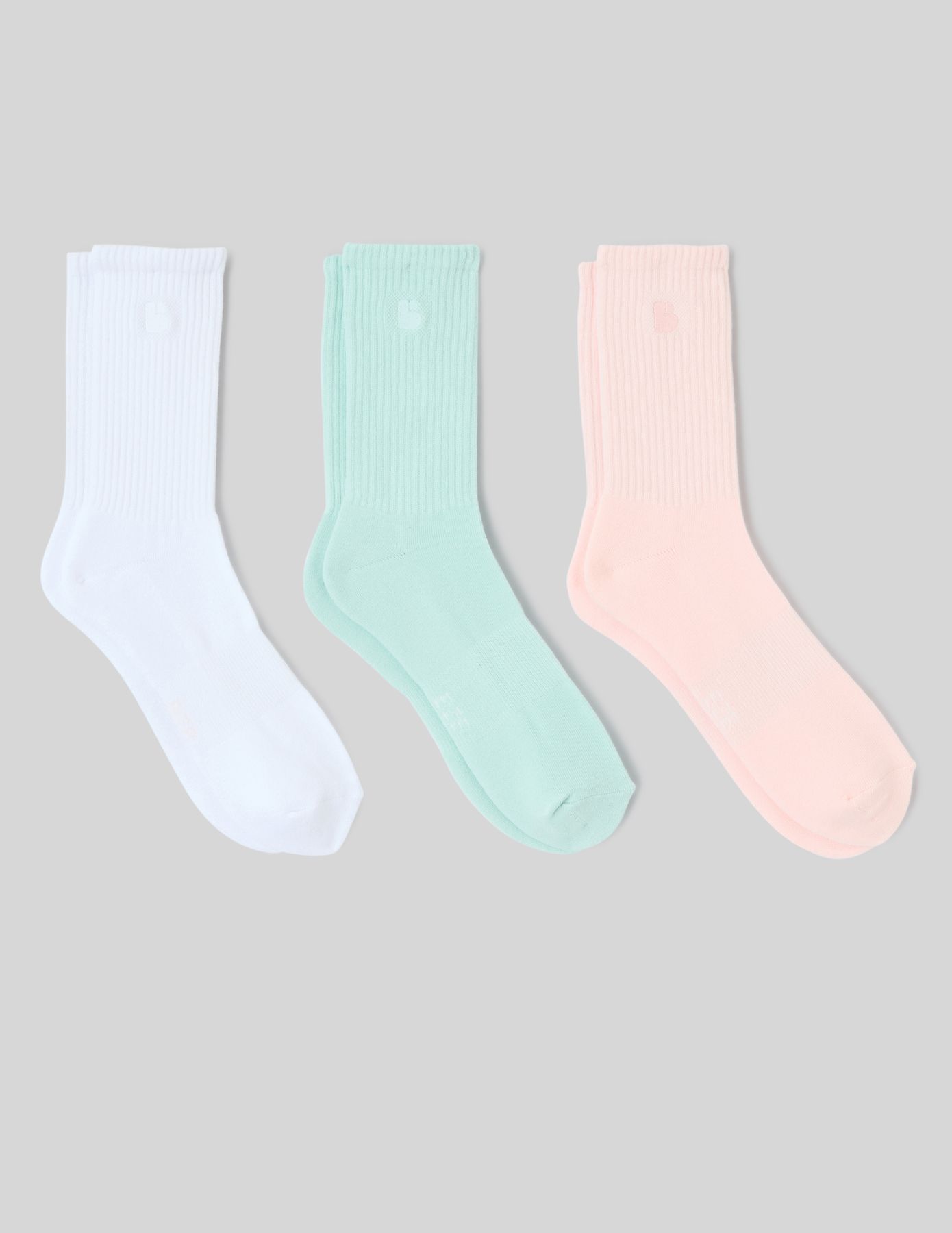 Lot de 3 paires de chaussettes brod&eacute;es
