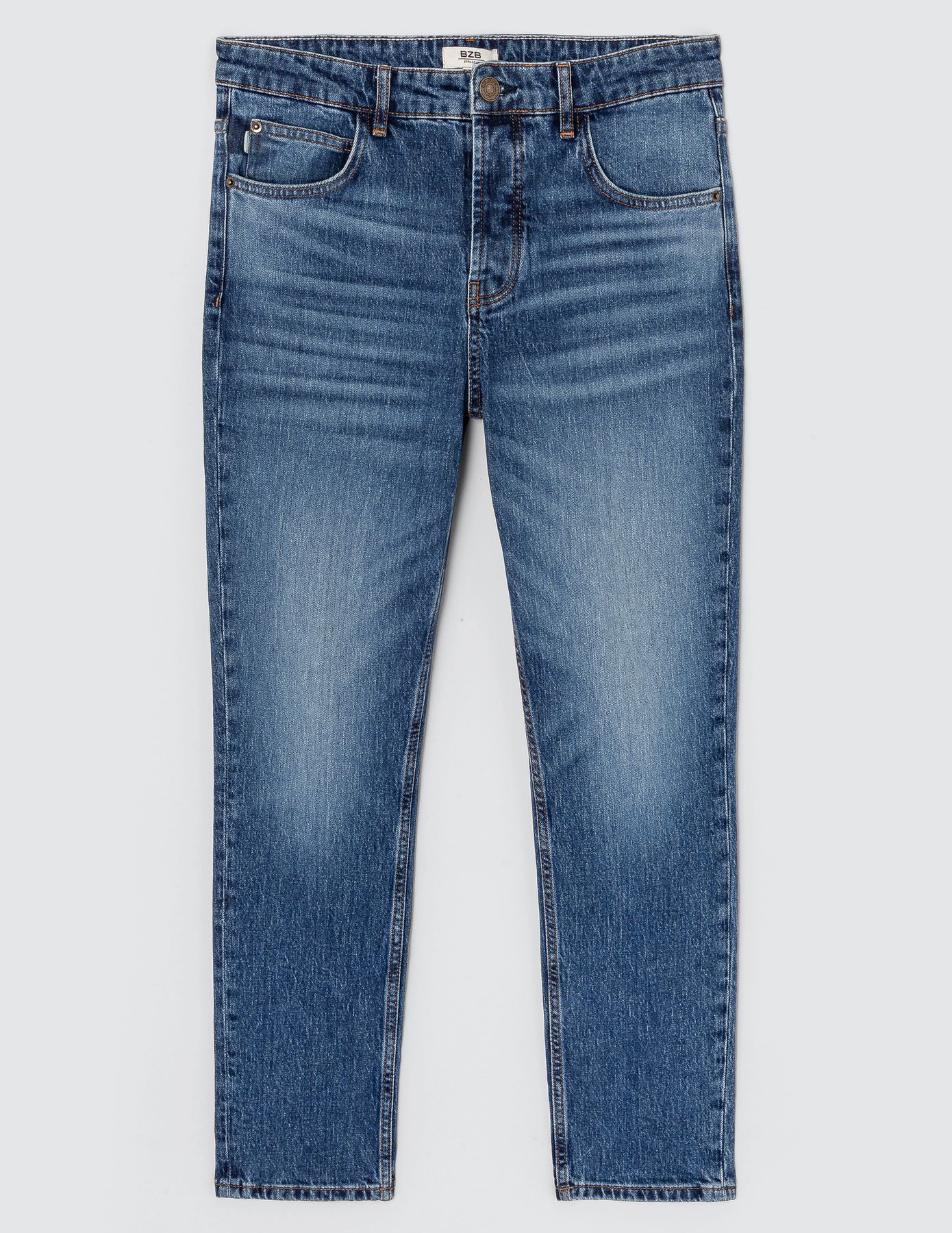 Jean straight double stone used