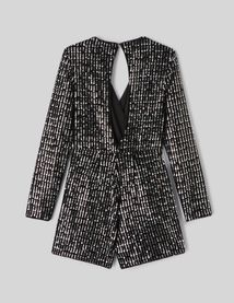 Combinaison short paillettes