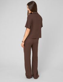 Pantalon brod&eacute;