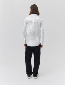 Chemise rayée droite
