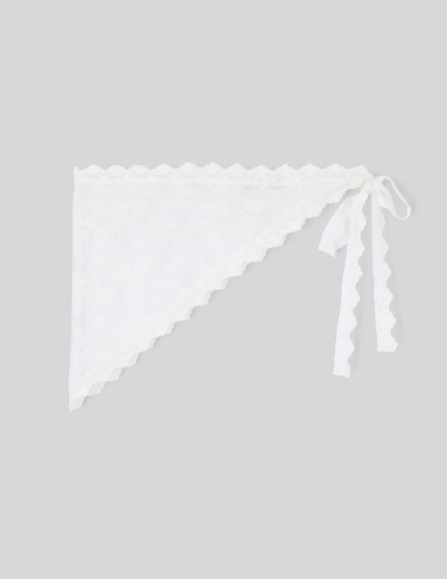 Foulard dentelle