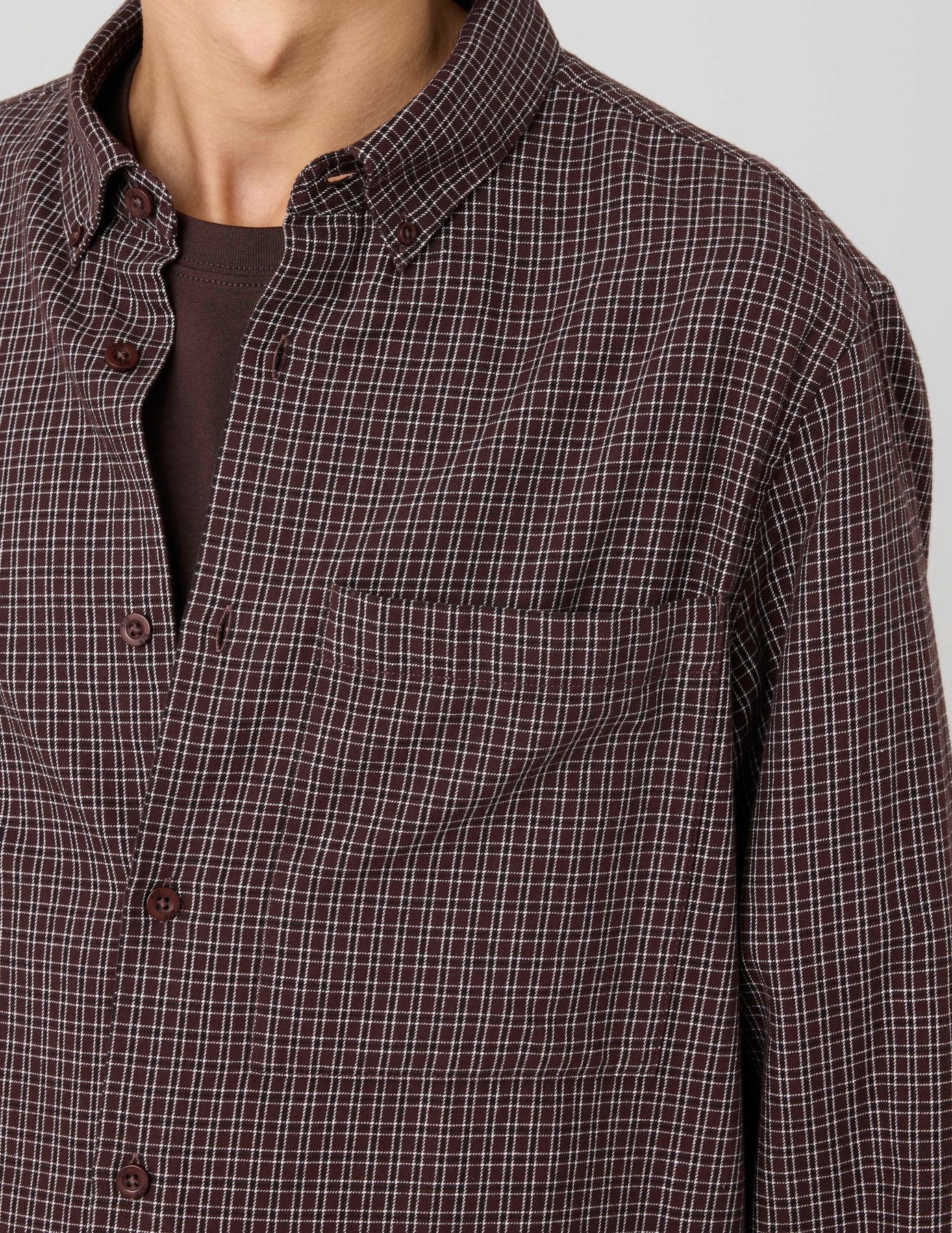 Chemise à carreaux