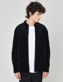 Chemise velours unie