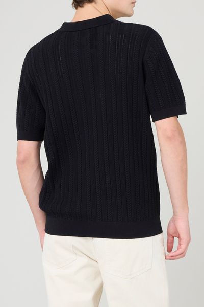 Polo maille fantaisie
