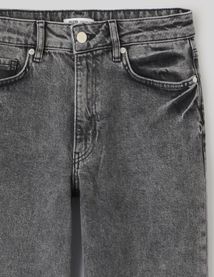 Jean straight taille haute