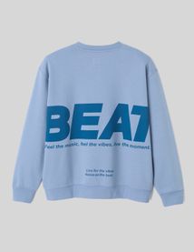 Sweat imprimé devant/dos