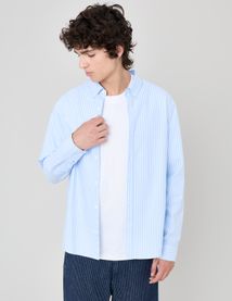 Chemise oxford rayée
