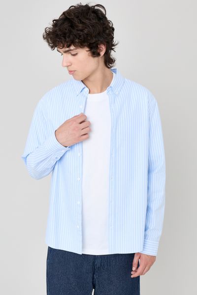 Chemise oxford rayée