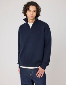 Pull col montant zippé