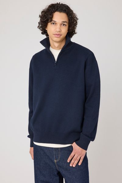 Pull col montant zippé