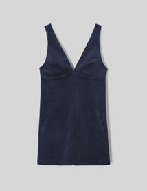 Robe chasuble velours
